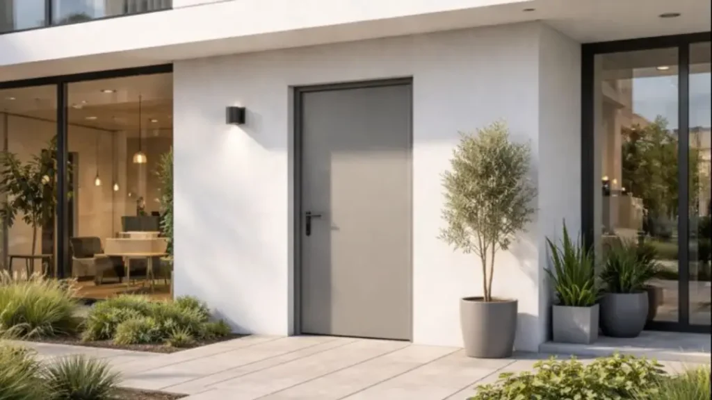 pintu baja minimalis