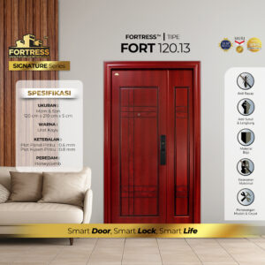 Pintu Fortress Tipe FORT 120.13 Motif Kayu