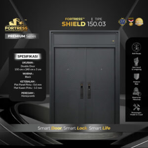 Pintu Fortress Tipe SHIELD 150.03 Bahan Baja