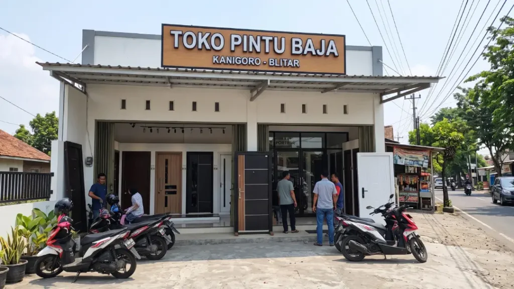 Toko Pintu Baja di kecamatan Kanigoro KABUPATEN BLITAR